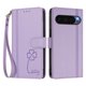 thumbnail image 3 of Funda Cartera Trébol para Google Pixel 9 5G con Ranuras Tarjetas y Carga Inalámbrica Morado claro, 3 of 6
