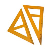 Magideal - Reglas Grandes Para Enseñanza De Matemáticas, Reglas Triangulares, Medición De Ángulo, Suministros De Enseñanza, Herramientas De Geometría Matemática