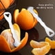 thumbnail image 2 of Herramienta del pelador de cítricos de acero inoxidable de 2 piezas - pelador de naranja para cocina, pelador de limón, pelador de pomelos, pelador de frutas sin esfuerzo con hoja afilada, a, 2 of 3