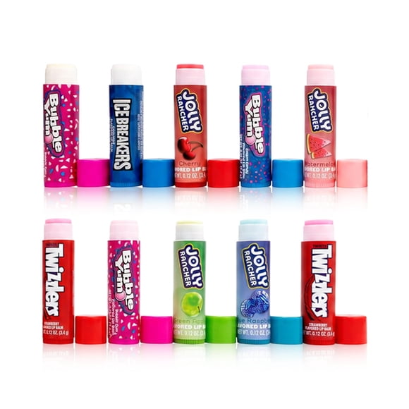 Bálsamo Labial Taste Beauty Pack de 10 con Sabores – Libre de Crueldad