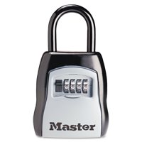 Caja Con Llave Master Lock 5400Ec Negra Con Capacidad Para 5 Llaves