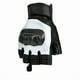 thumbnail image 2 of Guantes De Cuero Medio Dedo Para Motociclismo Motowolf 0334B, 2 of 6