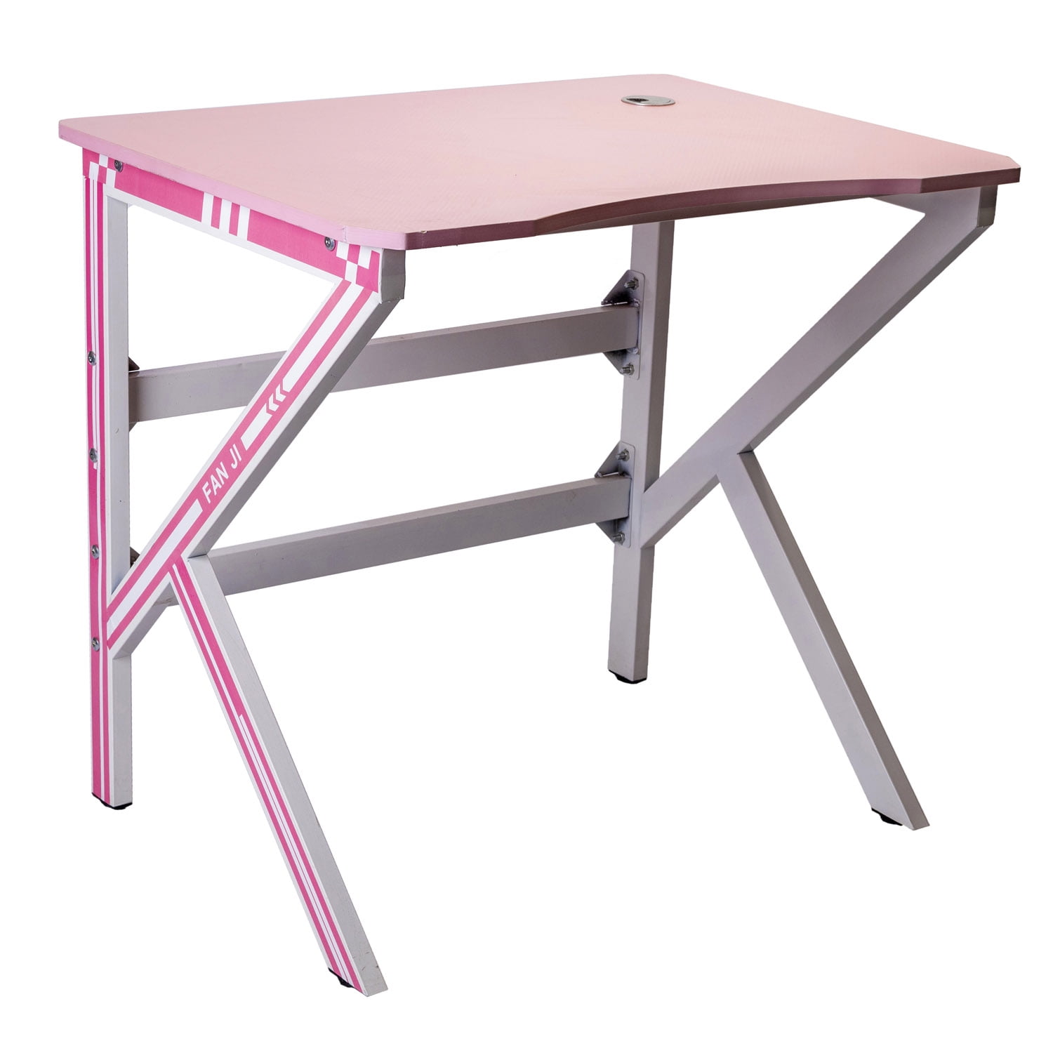 Genérico - Escritorio Zeus Gamer Rosado Tipo K 100 Cm