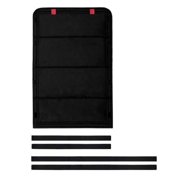 Parasol para ventana de puerta de RV, parasol opaco para el sol, impermeable, Oxford, protector solar con bolsa de almacenamiento, parasol universal Negro