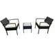 thumbnail image 5 of Juego Terraza Livorno 3 Piezas Negro - Blanco, 5 of 6