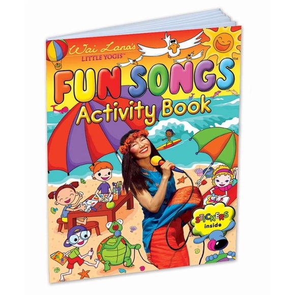 Libro de actividades Wai Lana Little Yogis: canciones divertidas para niños
