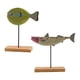thumbnail image 4 of 2 Piezas De Adorno De Pez De Madera Con Forma De Pez De Navidad Decoración De Escritorio StyleK, 4 of 5