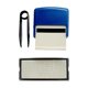 thumbnail image 4 of Mini Juego De Sellos Autoentintables Con Números Y Alfabeto, Para Manualidades, Para Profesores En Casa, 18 Mm X 47 Mm, Color Azul, 4 of 5