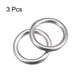 thumbnail image 3 of Uxcell Anillo Redondo de Acero Inoxidable 316 Hardware O Anillos Soldados 30x6mm, 3 of 5