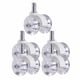 thumbnail image 1 of Ruedas Giratorias Para Silla De Oficina De Servicio Pesado 5 Piezas Giratorias 360 Para Muebles Blanco A, 1 of 5