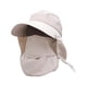 thumbnail image 2 of Cubierta Facial De Protección Solar Con Cubierta Extraíble Con Solapa Para El Cuello Para Playa Unisex Caqui, 2 of 5