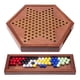 thumbnail image 4 of Juego de damas chinas AMEROUS de madera con almacenamiento, 60 canicas, 4 of 7