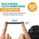 thumbnail image 2 of Bandas elásticas PlasticMill 8,9 cm paquete de 500 negras 0,45 kg, 2 of 9