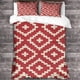 thumbnail image 3 of Juego De Funda Nórdica Con Estampado Geométrico Inglés Impreso En 3d Juego De Ropa De Cama De Arte Abstracto Microfibra Suave 2 Fundas De Almohada Cremallera Oculta, 3 of 3