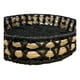 thumbnail image 2 of Cesta Panera De Rattan Cesta De Pan Redonda Pequeña Negro Tejido, 2 of 2