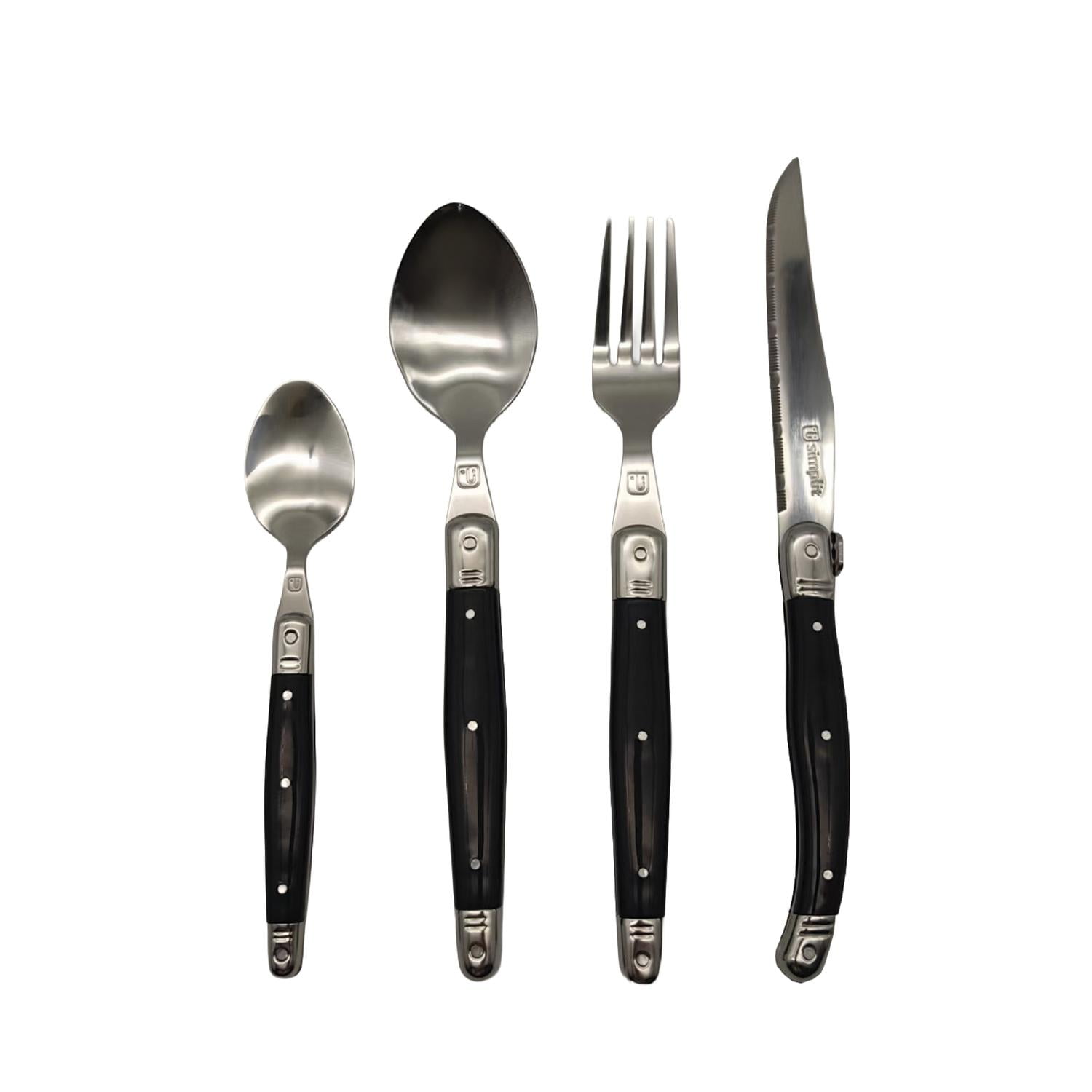 Set De Cuchillería 24 Pcs Cubiertos Paris Simplit