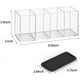thumbnail image 3 of Portalápices acrílico con 4 compartimentos, organizador transparente para guardar accesorios de escritorio., 3 of 6