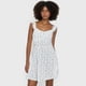 thumbnail image 2 of Vestido Mujer Corto Vuelos Print Flores Blanco Corona, 2 of 5