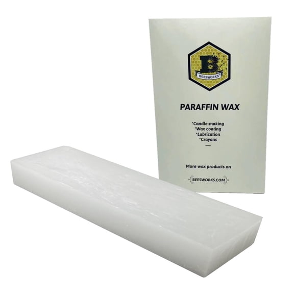 Cera de parafina Beesworks Refined, 454 g, para hacer velas