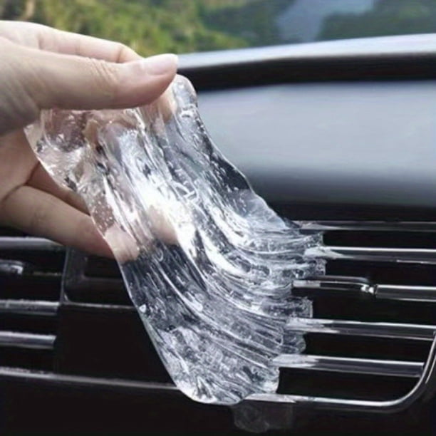 Revamp Your Car's Interior with 1pc 80g Cleaning Gel - The Ultimate Solution for Automotive Dust and Dirt!
