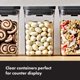 thumbnail image 5 of Contenedor de Alimentos OXO 2,6 L Negro Mate Rectangular, 5 of 8