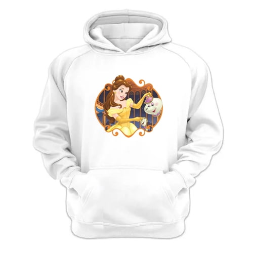 Polerón Canguro Bella Blanco Talla S Unisex