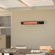 thumbnail image 1 of Calefactor de Pared Patio WiFi 2500W con Cadena Everheat, 1 of 6
