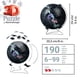 thumbnail image 5 of Puzzle Ravensburger Starglobe 3D de 180 piezas para niños 11544, 5 of 8