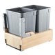 thumbnail image 1 of Bote de Basura Extraíble VEVOR de Madera para Gabinetes de Cocina 70L x2, 1 of 7