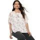 thumbnail image 1 of Blusa Mujer Capas con Joya Print Blanco Corona, 1 of 5
