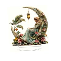 Magideal - Estatua De Hada De La , Adorno De Escritorio, Colección, Escultura De Ángel De Acrílico, Figura De Hada En La Para Estante, Gabinete, Oficina