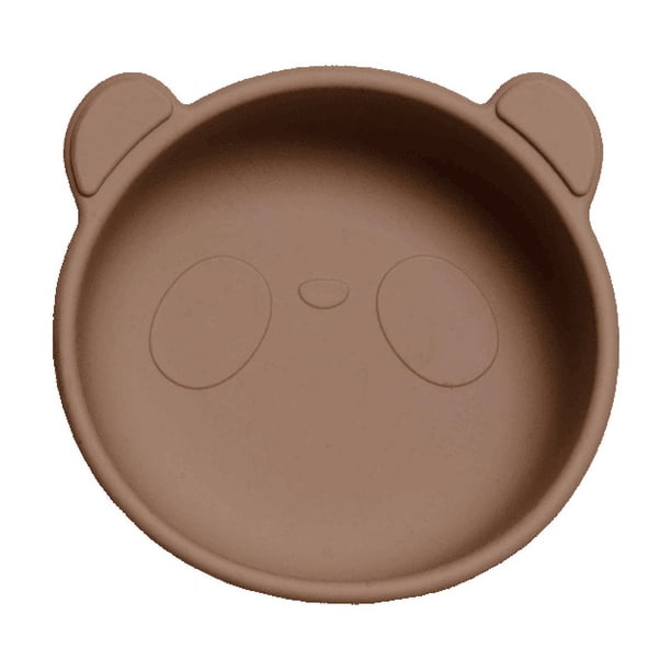 Children Silicone Bowl Panda Baby Feeding Dishes BPA Free