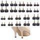 thumbnail image 1 of JEVRKAPZ 20 pares de puntas de repuesto para tacones, cápsulas protectoras para tacones – Kit de reparación con pernos, protectores antideslizantes para botas y tacones de aguja, 1 of 5