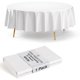 thumbnail image 1 of Mantel Redondo de Vinilo Blanco Exquisite 70 cm, 1 of 6
