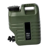 Magideal - Tanque De Almacenamiento De Agua Portátil Con Espiga, Contenedor De Tanque De Agua, Botella De Agua, Dispensador De Bebidas, Cubo Para Barbacoa, Super Verde 12L