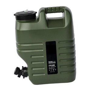 Magideal - Tanque De Almacenamiento De Agua Portátil Con Espiga, Contenedor De Tanque De Agua, Botella De Agua, Dispensador De Bebidas, Cubo Para Barbacoa, Super Verde 12L
