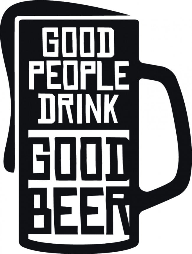 Rienda Libre Graphics - Decomural Good People Drink Alcohol Ws-46167