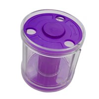 Magideal - Ribbon Organizador Estuche Enrollador Cinta Gimnasia Rítmica Caja De Almacenaje Porta Cinturón Material Pp Función Visual Clara Adecuado Para Práctica Púrpura