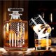thumbnail image 5 of Set de Decantador de Whisky YJGS 450 ml con 2 Vasos Patrióticos, 5 of 8