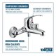 thumbnail image 3 of Llave Monomando Tina Ducha Cuerpo Metalico Cromado, 3 of 3