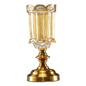 Genérico - Jarrón Florero Cristal Base Adorno Decorativos 29 Cm Jhn
