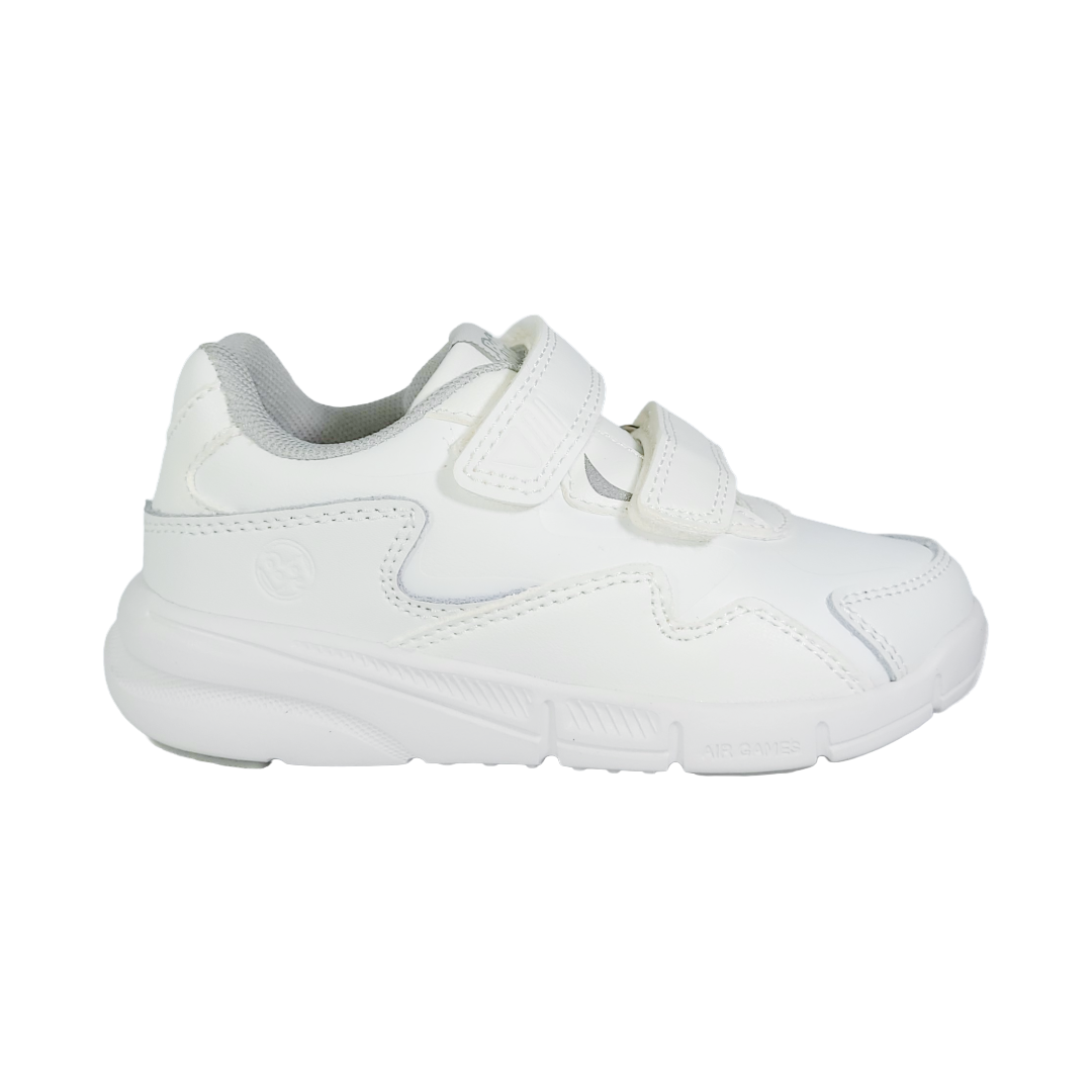 Zapatillas Escolares Blancas Infantil Bubble Gummers Bts Airgames | 281-1542 - Talla 28