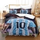 thumbnail image 1 of Lionel Messi Quilt Cover Bedding Sets Football Star Print Single Double Microfibre Duvet Cover Set, 1 of 3