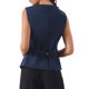 thumbnail image 3 of INSPIRE CHIC Chaleco de Mujer con Cuello en V 2026 Chaleco de Oficina Abotonado con Bolsillos S Azul Oscuro, 3 of 5
