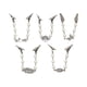 thumbnail image 1 of 5x Suéter Clips Con Cadena Chic Cardigan Collar Clips Para Niñas Mujeres Fiesta, 1 of 5