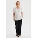 thumbnail image 4 of Polera Mujer Lisa Abotonada Crudo, 4 of 4