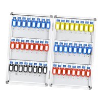 Ioensy - Caja De Bloqueo De Llaves, Organizador De Llaves, Soporte De Pared Con Ganchos Para Valets, Propiedad, 48 Posiciones De Llave