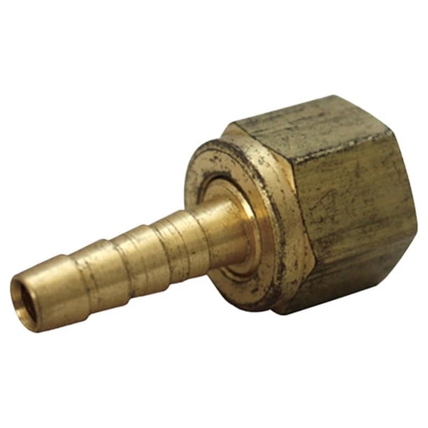 Adaptador de latón HOMEPLUS+ 1/4 pulgadas de profundidad x 3/8 pulgadas de profundidad, 1 paquete