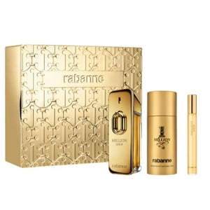 Set Paco Rabanne Million Gold Edp Intense 100 Ml + Deo 150 Ml + Travel Spray 10 Ml Hd 2024