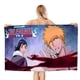 thumbnail image 1 of BLEACH Toalla de playa de secado rápido con diseño temático, regalo para mujeres y niñas, ideal para cumpleaños, fans, amantes de la música, uso en la playa o al aire libre, 78 × 150 cm, 1 of 6